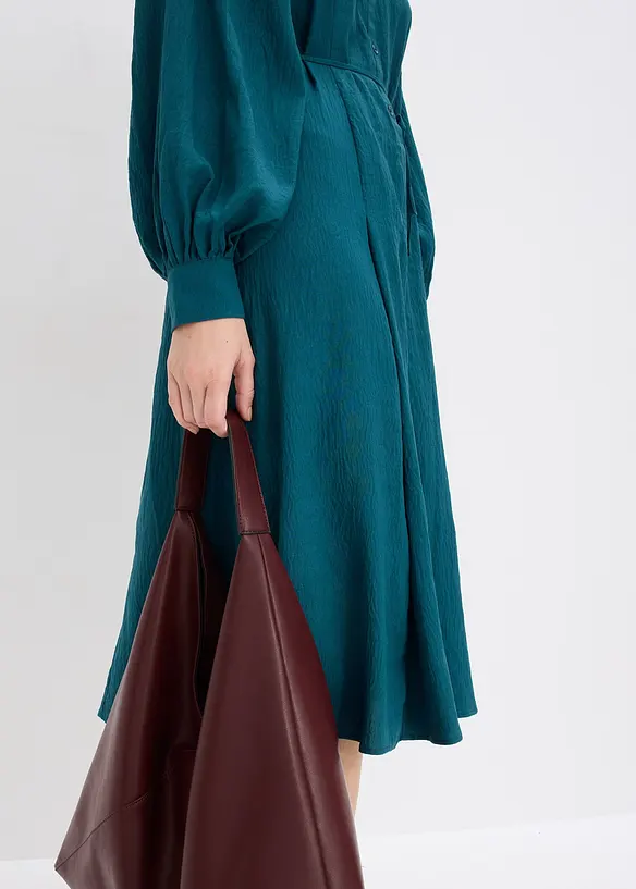 Robe midi avec perles, bonprix