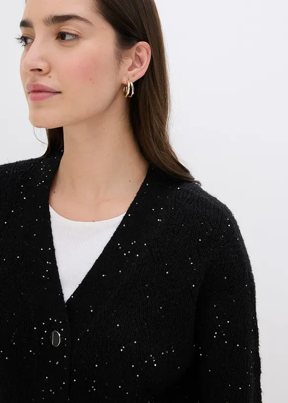 Ajour-Strickjacke, bonprix