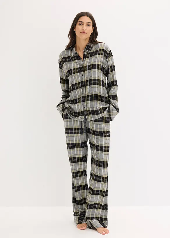 Gewebter Flanell Pyjama, bonprix