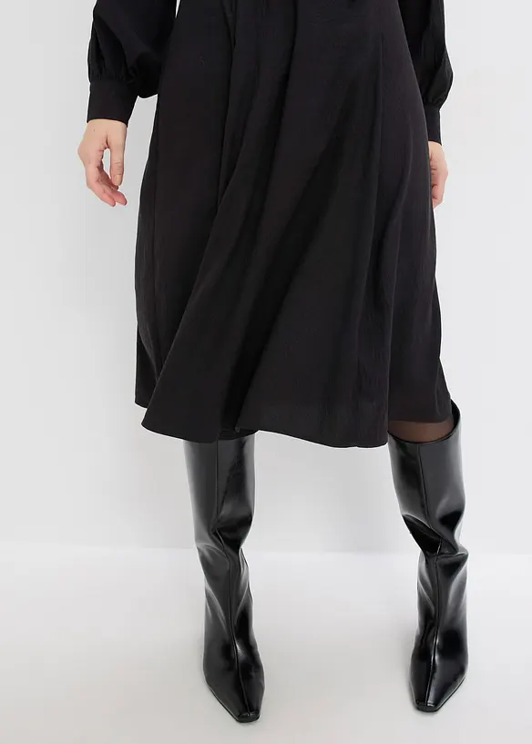 Midikleid mit Perlen Applikation, bonprix