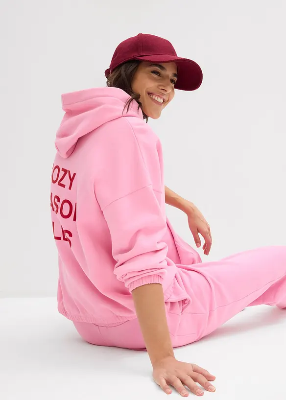 Oversize-Sweatshirt aus reiner Baumwolle, bonprix