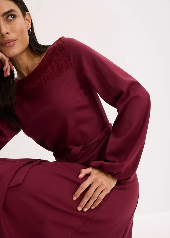 Punto Kleid mit Spitze, bonprix