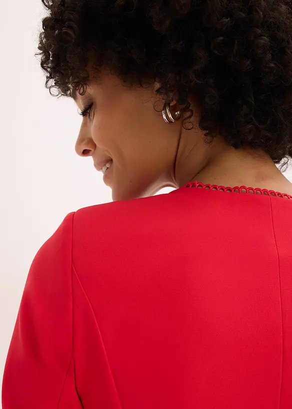 Blazerkleid mit Spitzenkante, bonprix