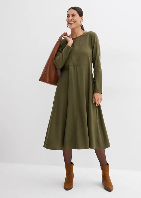 Robe en flanelle 100% coton, bonprix