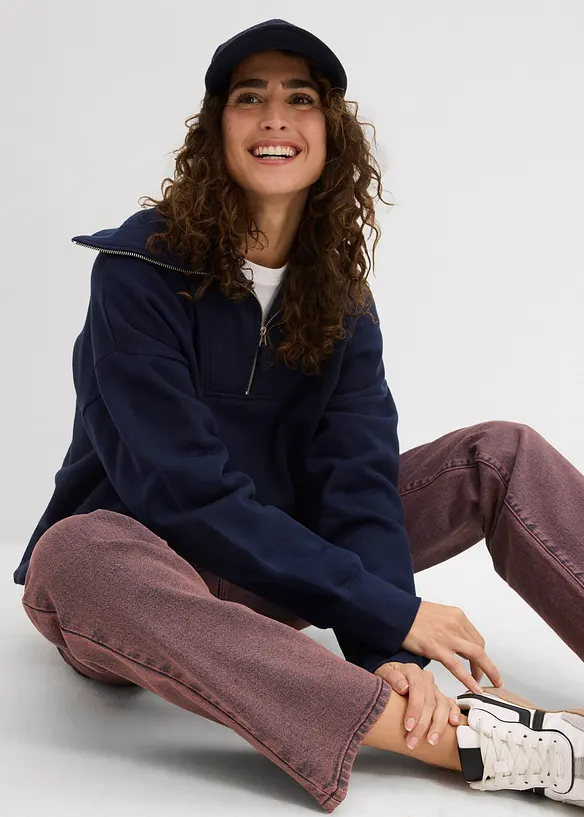 Pantalon twill délavé, bonprix