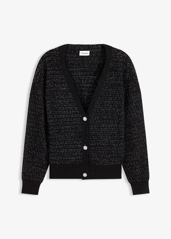 Strickjacke aus fließendem Viskose-Mix, bonprix