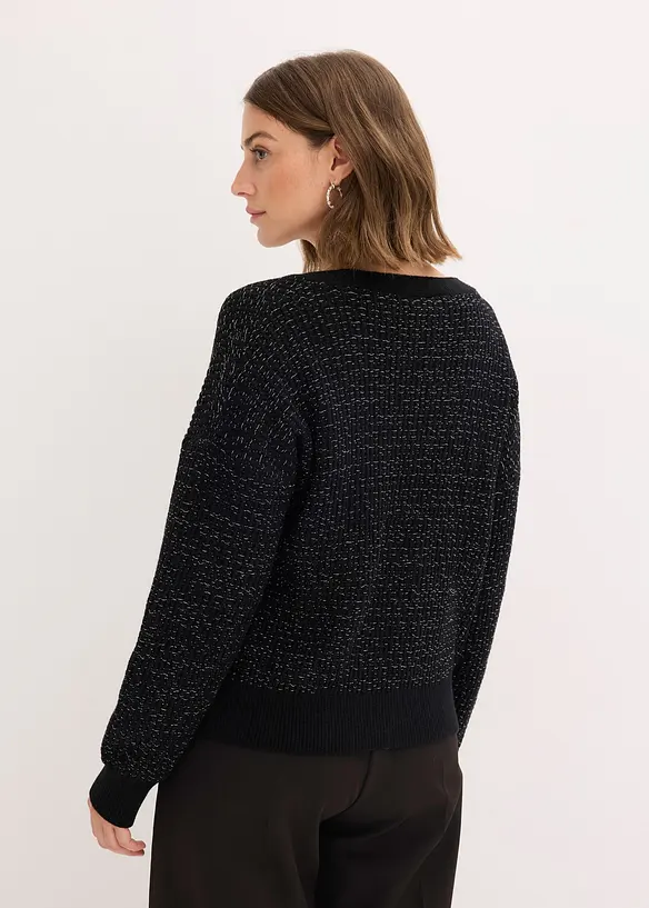 Strickjacke aus fließendem Viskose-Mix, bonprix