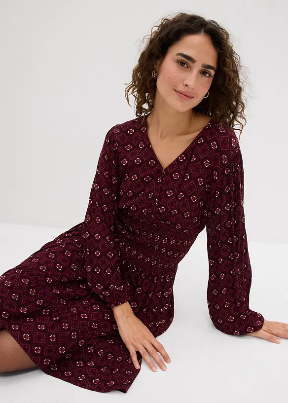 Minikleid aus fließender Viskose, bonprix