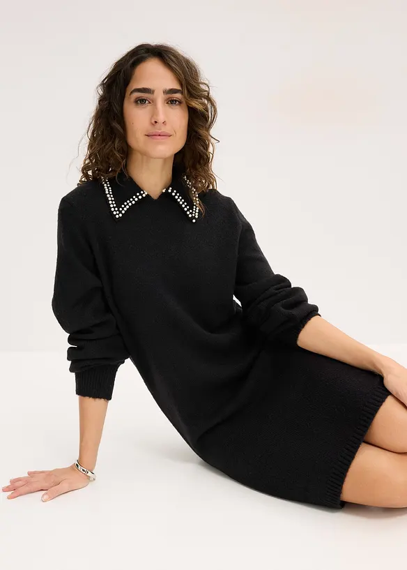 Robe en maille, bonprix