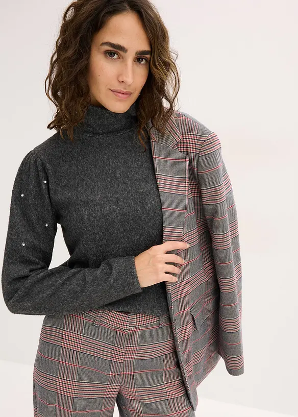 Fleeceshirt aus fließendem Viskose-Mix, bonprix