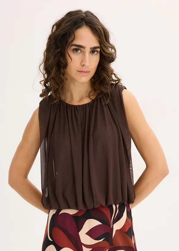 Shirt aus feinem Mesh, bonprix