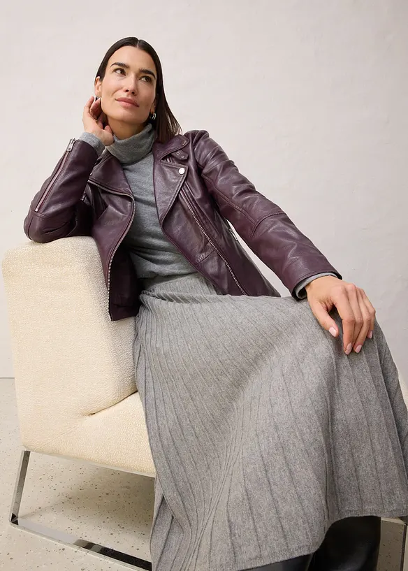 Strickrock mit Merinowolle, bonprix