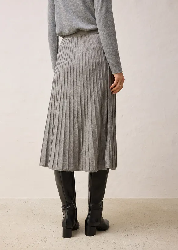 Strickrock mit Merinowolle, bonprix