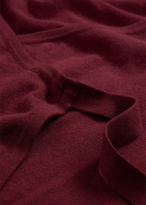Wickelstrickjacke mit Merinowolle, bonprix