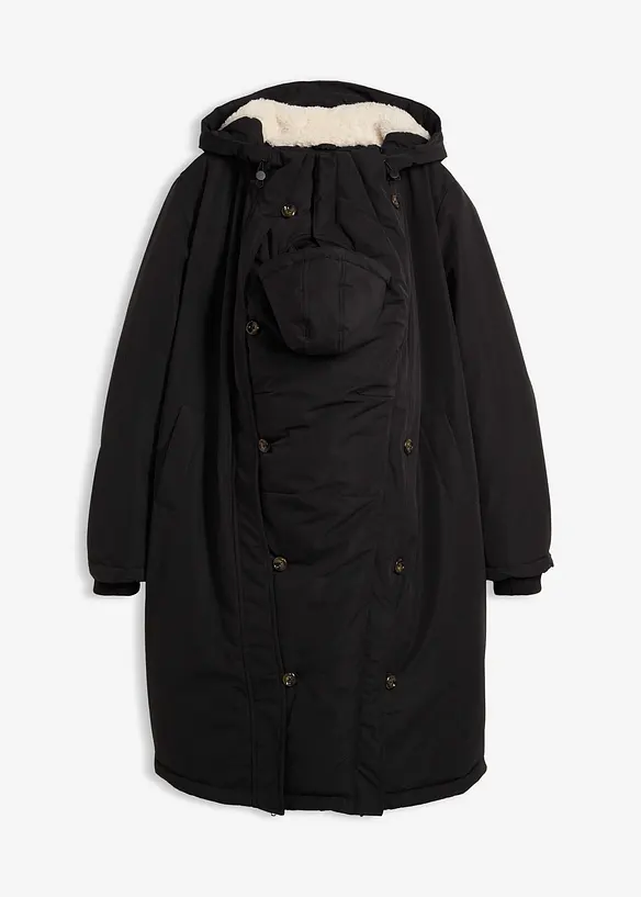 Manteau de grossesse rembourré 3en1 avec empiècement de portage, bonprix
