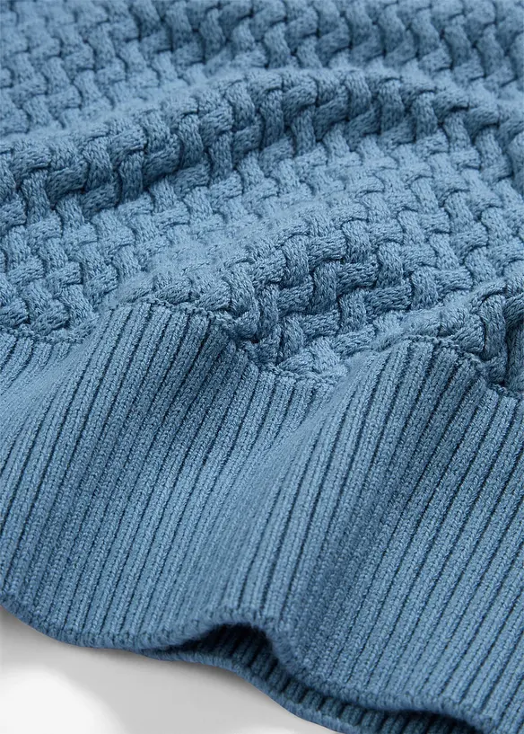 Rollkragenpullover mit Merinowolle, bonprix