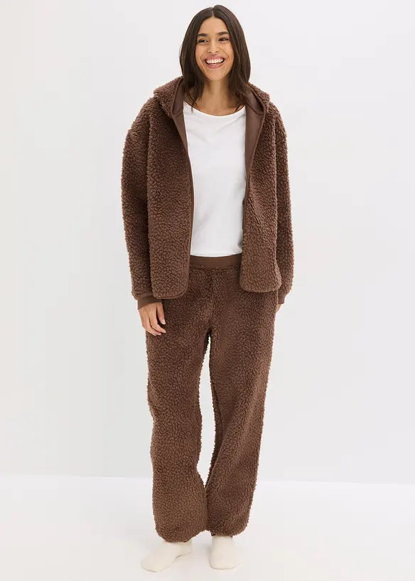 Loungewear Teddy Hausanzug, bonprix