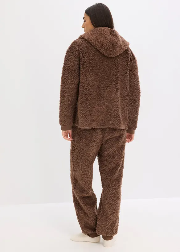 Loungewear Teddy Hausanzug, bonprix