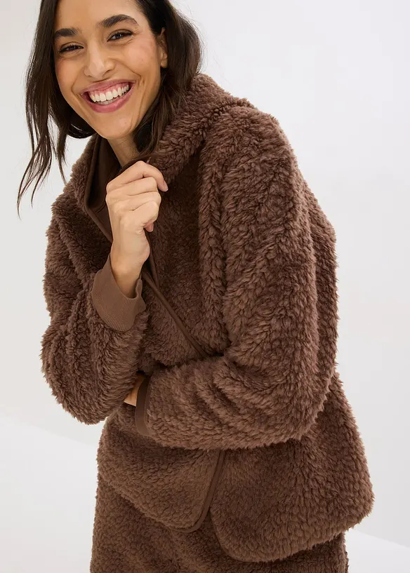 Loungewear Teddy Hausanzug, bonprix