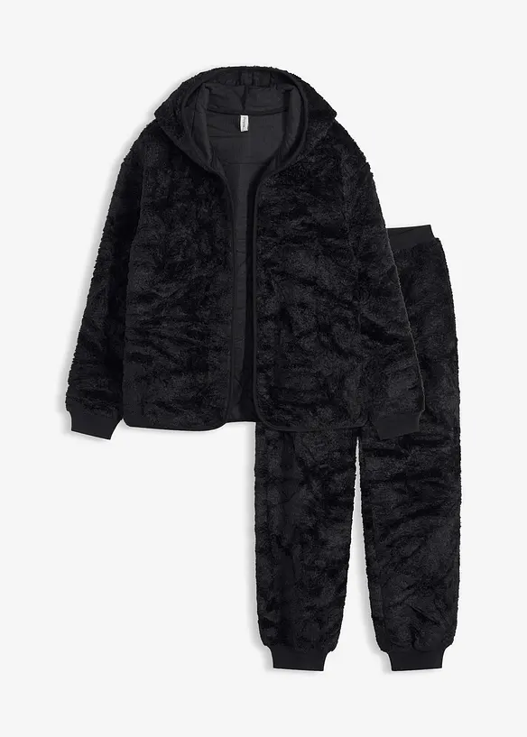 Loungewear Teddy Hausanzug, bonprix