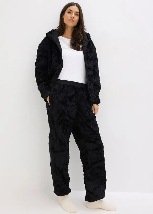 Loungewear Teddy Hausanzug, bonprix