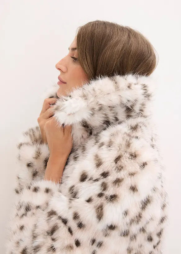 Fellimitat-Jacke, bonprix