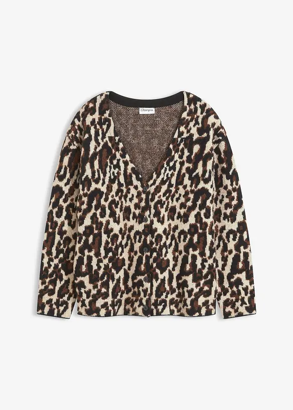 Jacquard-Strickjacke, bonprix