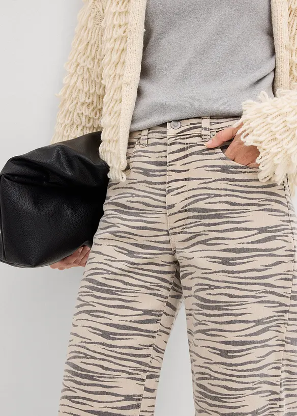 Twillhose aus elastischem Baumwoll-Mix, bonprix