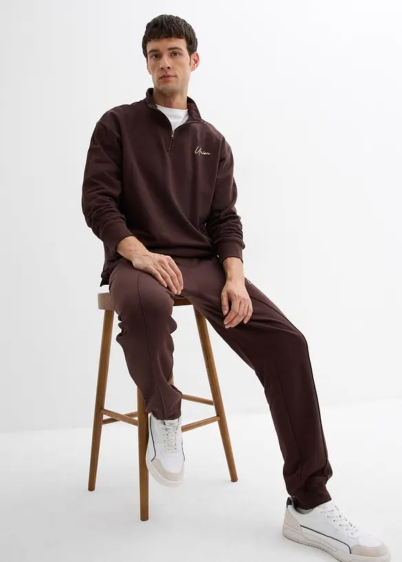 Jogginganzug aus reiner Baumwolle (2-tlg. Set), Loose Fit, bonprix