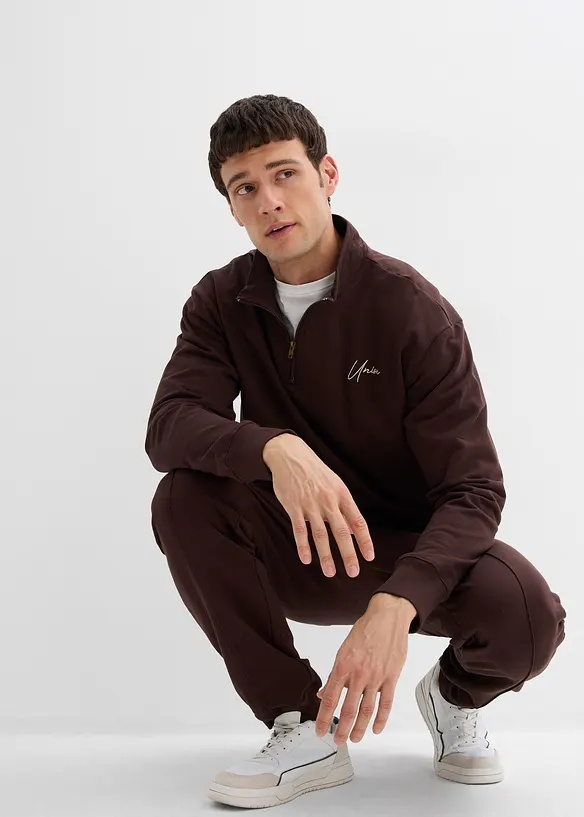 Jogginganzug aus reiner Baumwolle (2-tlg. Set), Loose Fit, bonprix