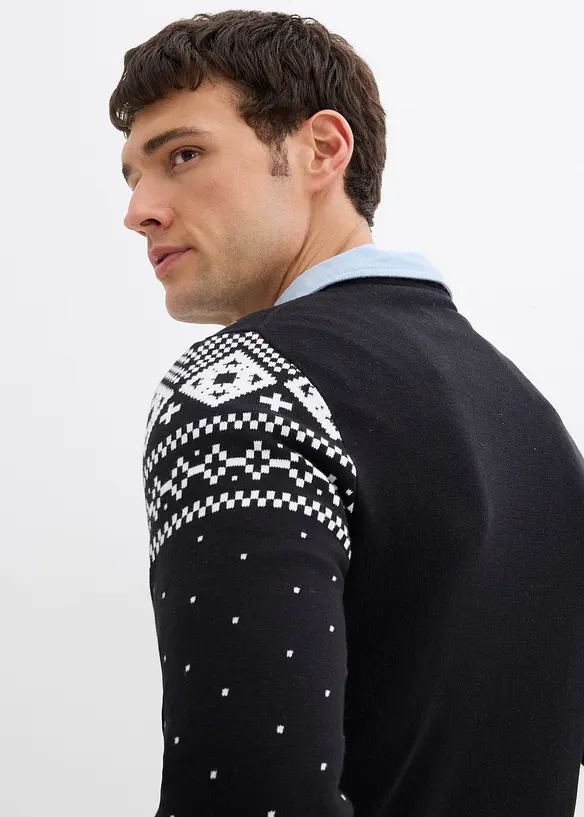 Weihnachtspullover mit Baumwolle, bonprix