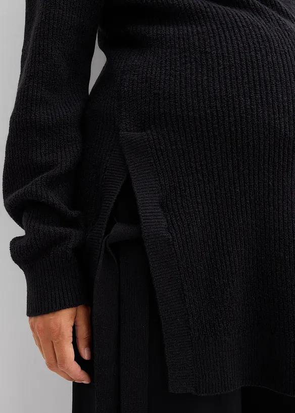 Umstands- und Stillpullover aus Baumwolle mit Wollanteil, bonprix