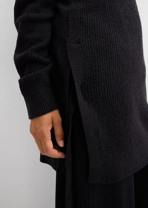 Umstands- und Stillpullover aus Baumwolle mit Wollanteil, bonprix