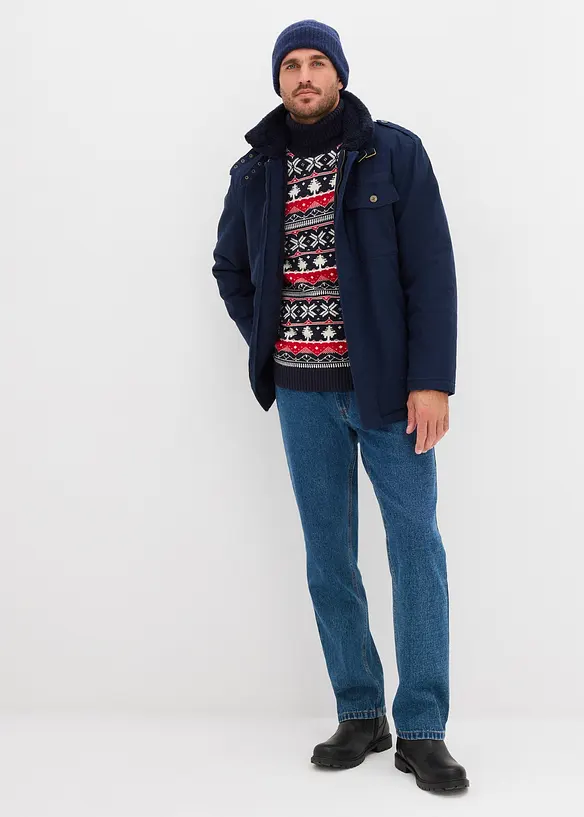 Norweger-Pullover mit Rollkragen, bonprix