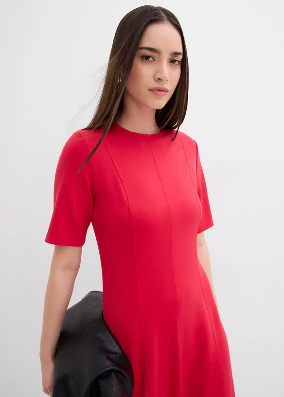 Jerseykleid aus fließendem Viskose-Mix, bonprix