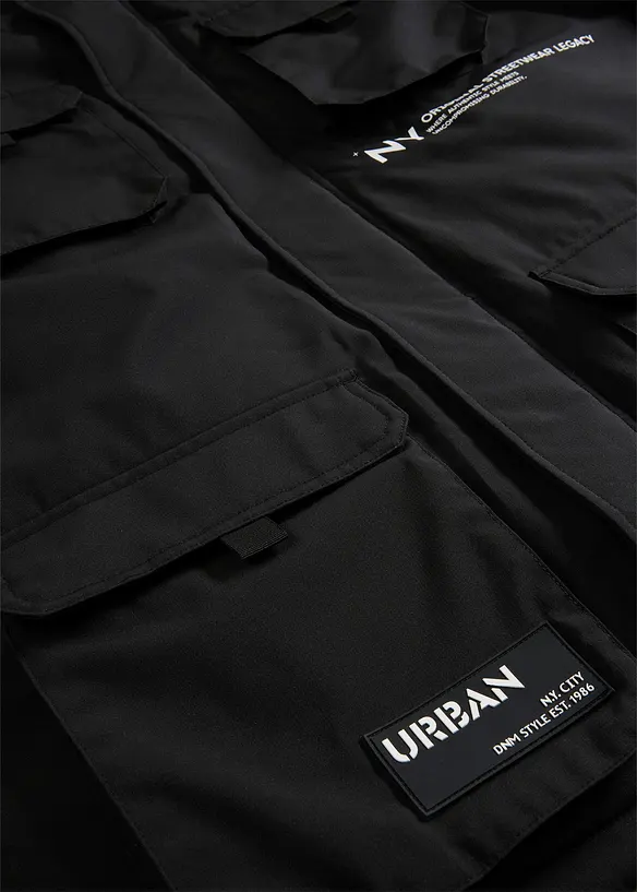 Wattierte Jacke mit sportiven Details, bonprix