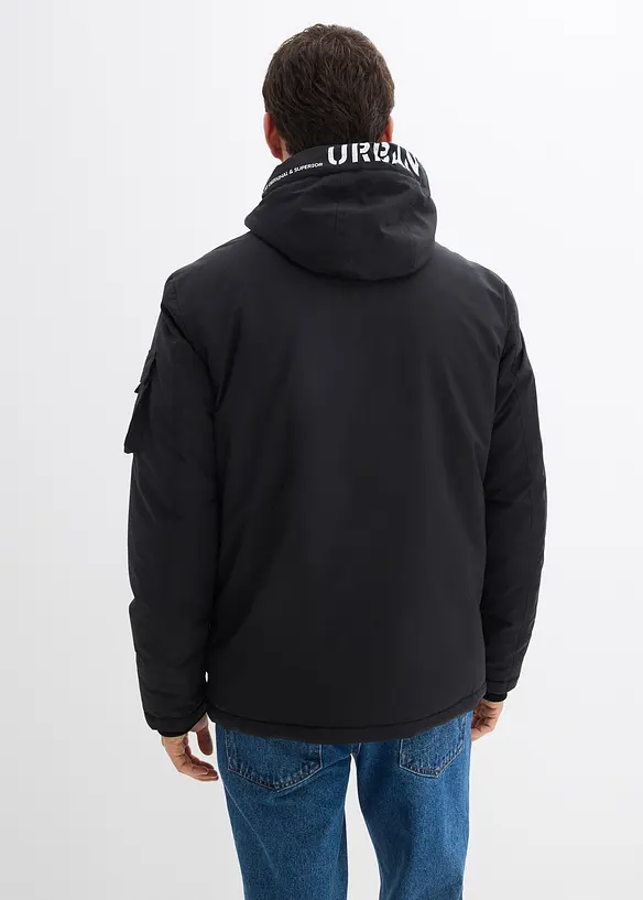 Wattierte Jacke mit sportiven Details, bonprix