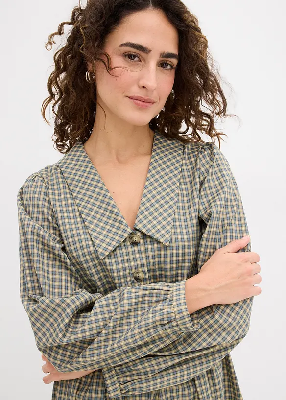 Blusenkleid aus Baumwoll-Mix, bonprix