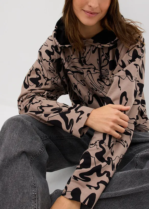 Hoodie aus reiner Baumwolle, bonprix