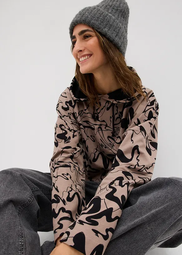 Hoodie aus reiner Baumwolle, bonprix