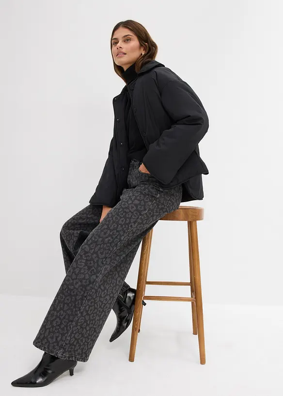 Jean large taille mi-haute, bonprix