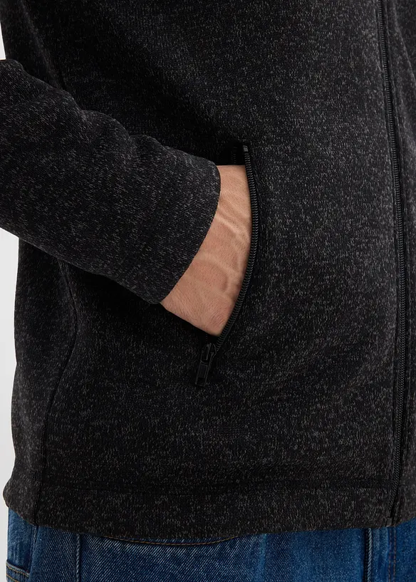 Strick-Fleecejacke, bonprix