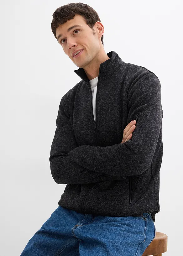 Strick-Fleecejacke, bonprix