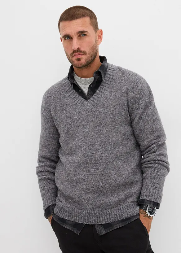 pflegeleichter Grobstrick-Pullover, bonprix