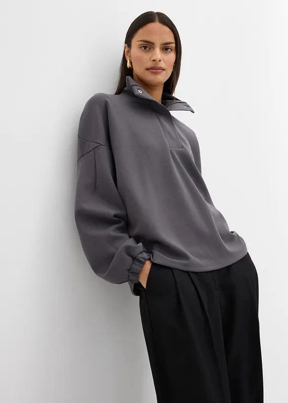 Oversize-Sweatshirt aus Scuba, bonprix