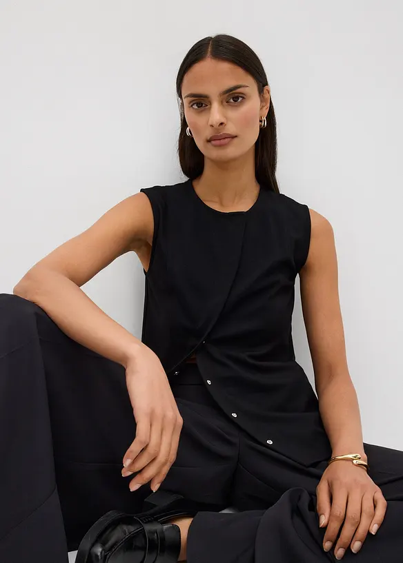 Asymmetrisches Westen-Top aus Punto di Roma, bonprix