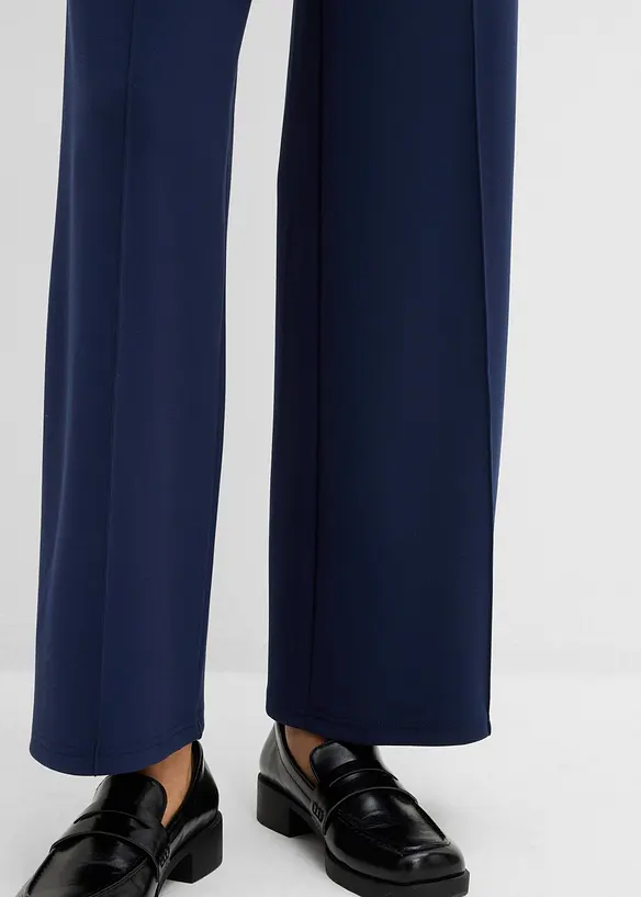 Pantalon bootcut légèrement brillant, bonprix