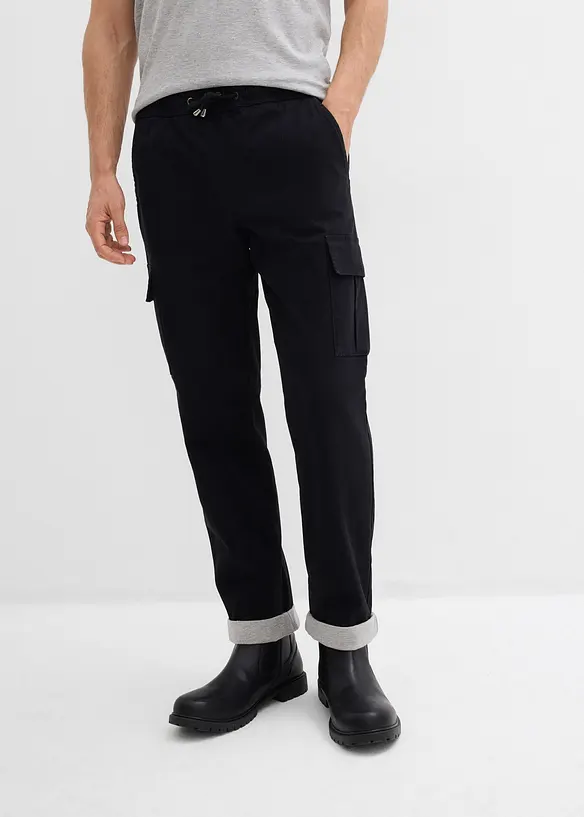 Relaxed Fit Thermo-Schlupfhose, Tapered, bonprix
