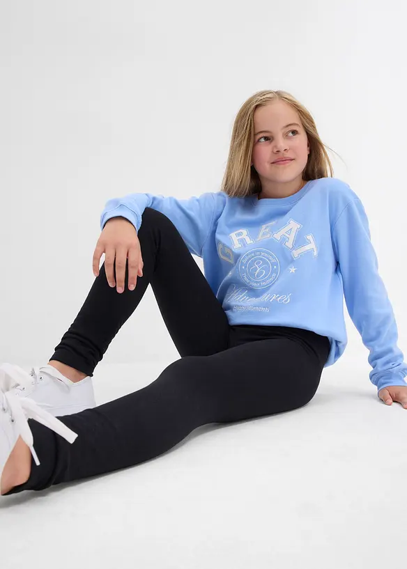 Thermo-Leggings aus elastischem Baumwoll-Mix (3er Pack), bonprix