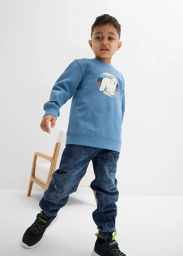 Sweatshirt aus reiner Bio-Baumwolle, bonprix